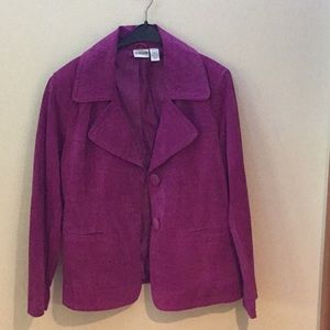 Chicos Pink Suede jacket